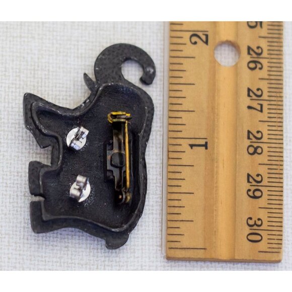 Vintage Elephant Family Brooch with Earrings Pair - A16 - Picture 2 of 2